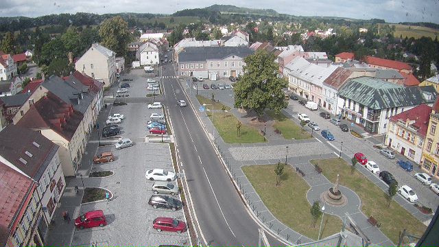náměstí Míru ve Šluknově